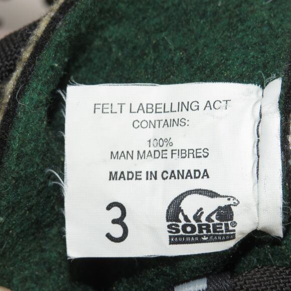 Sorel Black Felt Lined Kids Winter Boots - Picture 7 of 8